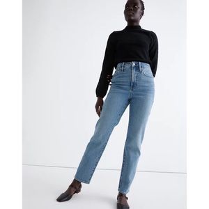 Madewell Curvy Perfect Vintage Straight Jean in Hope Wash, Tall, size 31